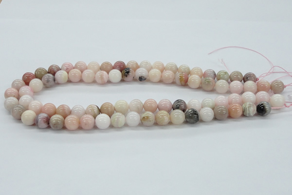 COP44 10mm smooth round natural pink opal beads Wholesale