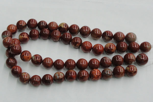 COP515 15.5 inches 16mm round red opal gemstone beads wholesale