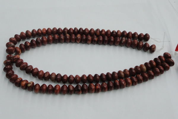 COP520 15.5 inches 7*12mm rondelle red opal gemstone beads wholesale