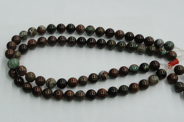 COP600 15.5 inches 12mm round green opal gemstone beads wholesale