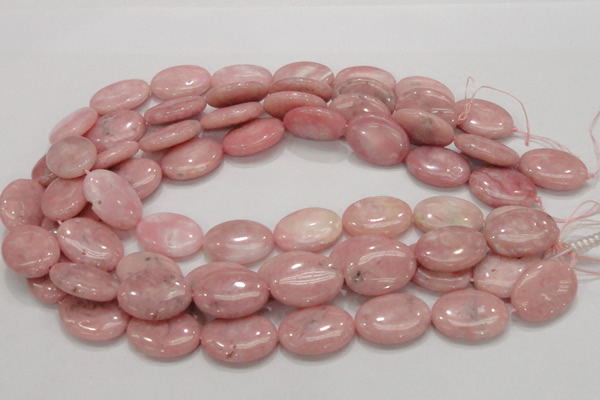 COP66 15.5 inches 18*25mm oval natural pink opal gemstone beads