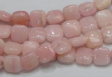 COP67 15.5 inches 8*8mm square natural pink opal gemstone beads