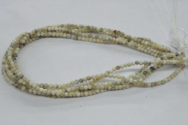 COP800 15.5 inches 4mm round natural African opal beads