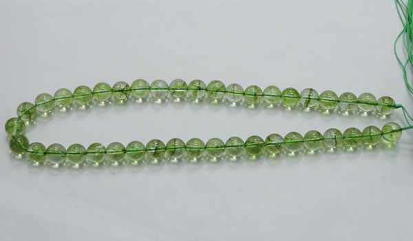 COQ01 16 inches 10mm round dyed olive quartz beads wholesale