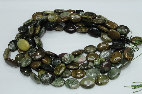 COS06 15.5 inches 15*20mm oval ocean stone beads wholesale