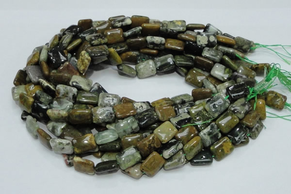 COS08 15.5 inches 12*16mm rectangle ocean stone beads wholesale