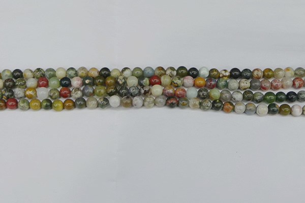 COS220 15.5 inches 4mm round ocean stone beads wholesale