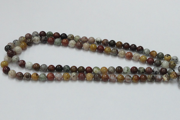 COS39 15.5 inches 8mm round ocean stone beads wholesale