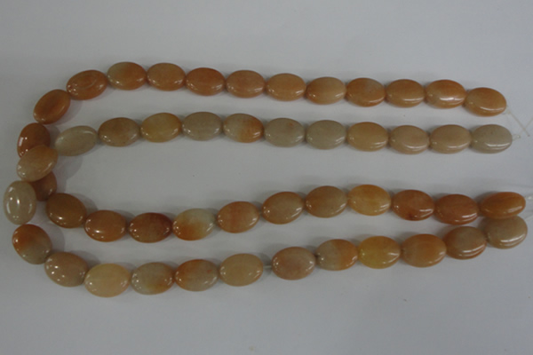 COV101 15.5 inches 12*16mm oval pink aventurine beads wholesale
