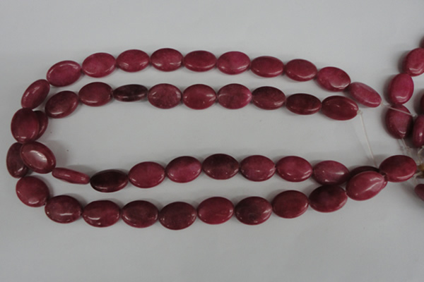 COV123 15.5 inches 13*18mm oval candy jade beads wholesale