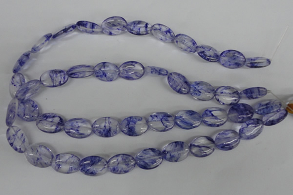 COV143 15.5 inches 13*18mm oval watermelon blue beads wholesale