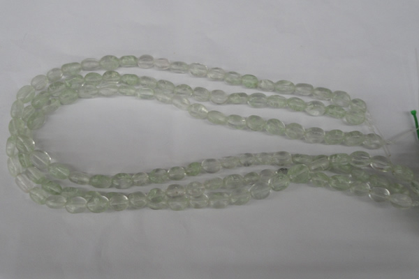 COV42 15.5 inches 8*10mm oval watermelon green beads wholesale