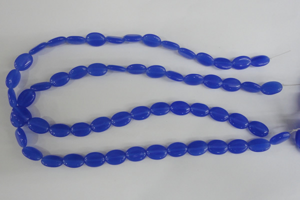 COV64 15.5 inches 10*14mm oval candy jade beads wholesale