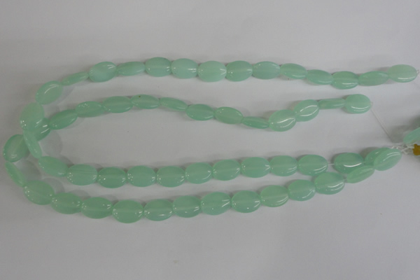 COV65 15.5 inches 10*14mm oval candy jade beads wholesale