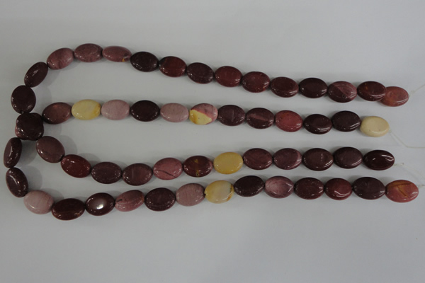 COV78 15.5 inches 10*14mm oval mookaite gemstone beads wholesale