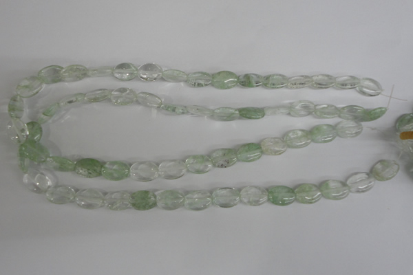 COV92 15.5 inches 10*14mm oval watermelon green beads wholesale