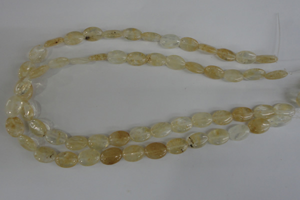 COV93 15.5 inches 10*14mm oval watermelon yellow beads wholesale