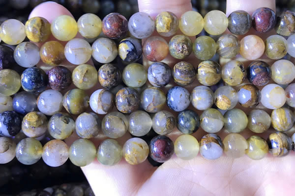 CPB1023 15.5 inches 7mm round natural pietersite beads