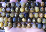 CPB1084 15.5 inches 12mm faceted round pietersite gemstone beads