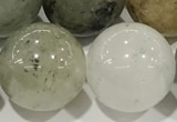 CPC683 15.5 inches 12mm round chorite green phantom beads