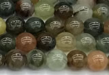 CPC690 15 inches 6mm round phantom quartz beads