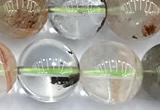 CPC698 15 inches 11mm - 12mm round phantom quartz beads