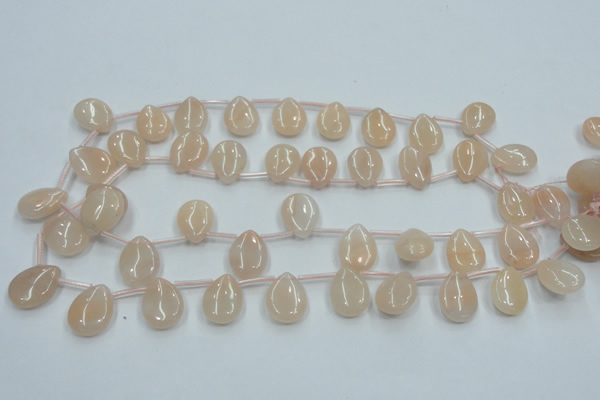 CPI15 15.5 inches 13*18mm top-drilled teardrop pink aventurine jade beads