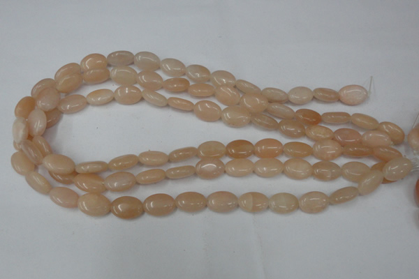 CPI151 15.5 inches 10*14mm oval pink aventurine jade beads