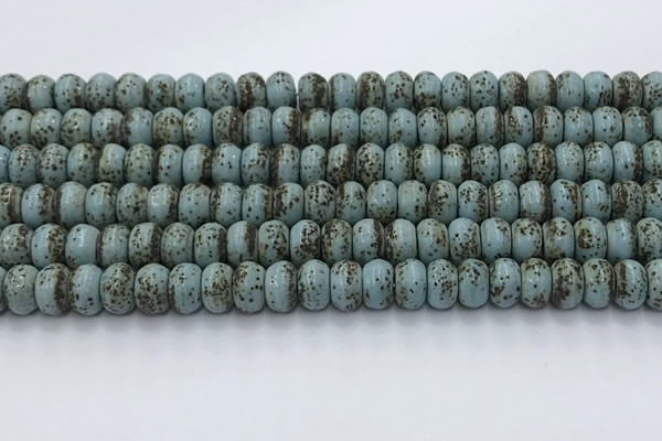 CPL104 15.5 inches 5*8mm rondelle linden beads wholesale