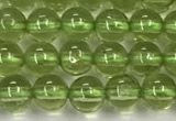 CPO133 15.5 inches 4mm round natural peridot beads wholesale