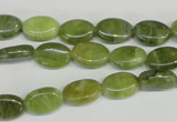 CPO33 15.5 inches 8*12mm oval olivine gemstone beads wholesale