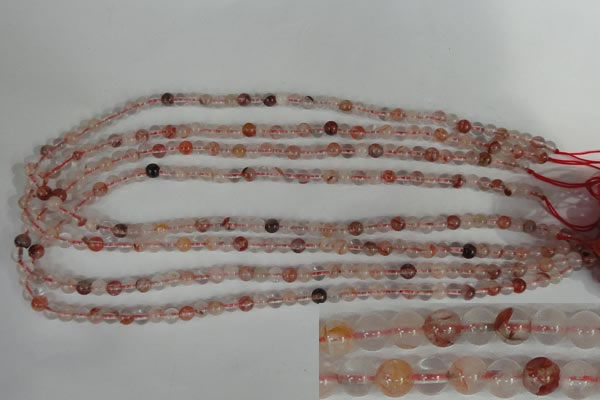 CPQ35 15.5 inches 5mm round natural pink quartz beads wholesale