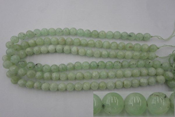 CPR103 15.5 inches 10mm round natural prehnite beads wholesale