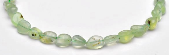 CPR18 A grade 12*14mm freeform natural Prehnite gemstone beads