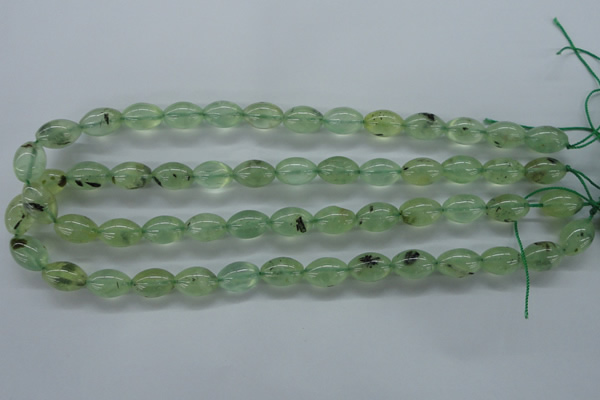 CPR208 15.5 inches 10*14mm rice natural prehnite beads wholesale