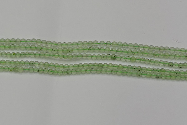 CPR310 15.5 inches 4mm round natural prehnite gemstone beads