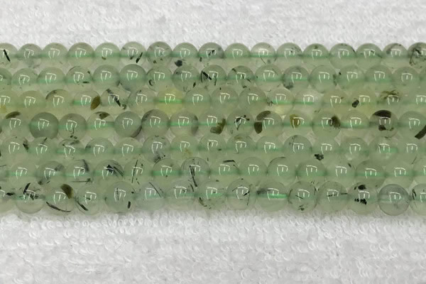 CPR395 15.5 inches 6mm round prehnite gemstone beads