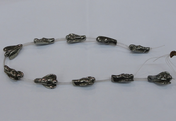 CPY566 15.5 inches 16*26mm angel pyrite gemstone beads