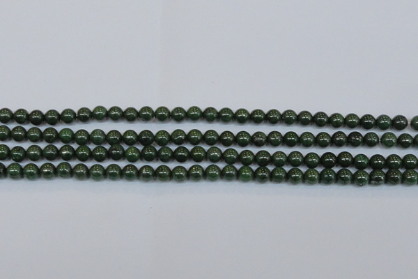 CPY761 15.5 inches 6mm round pyrite gemstone beads wholesale