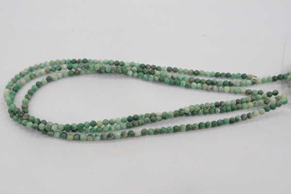 CQJ01 15.5 inches 4mm round Qinghai jade beads wholesale