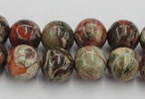 CRA152 15.5 inches 12mm round rainforest agate beads wholesale