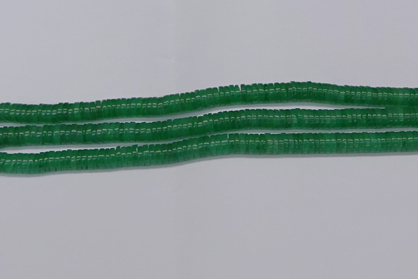 CRB1030 15.5 inches 2*4mm heishi green aventurine beads wholesale