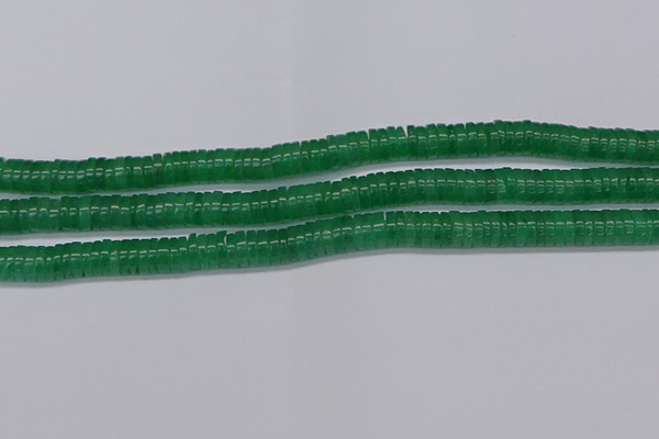 CRB1031 15.5 inches 2*5mm heishi green aventurine beads wholesale