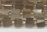 CRB1054 15.5 inches 4*6mm - 5*6mm faceted tyre moonstone beads