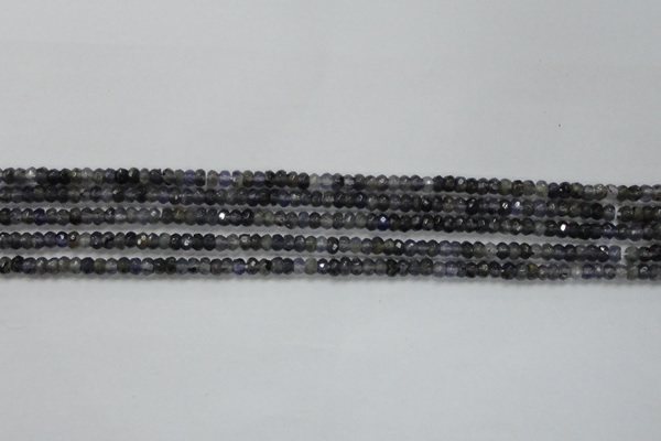 CRB117 15.5 inches 3*5mm faceted rondelle kyanite beads