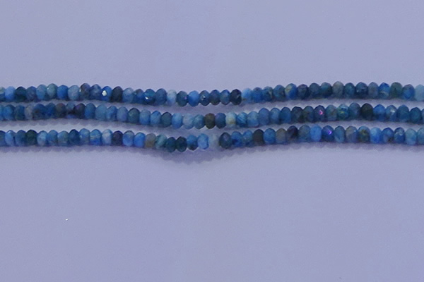 CRB1898 15.5 inches 2.5*4mm faceted rondelle apatite beads