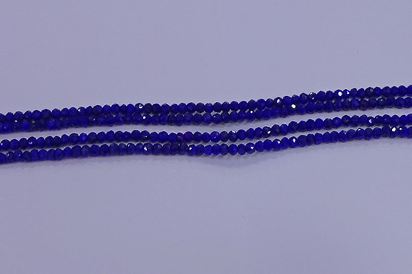 CRB1909 15.5 inches 2*3mm faceted rondelle lapis lazuli beads