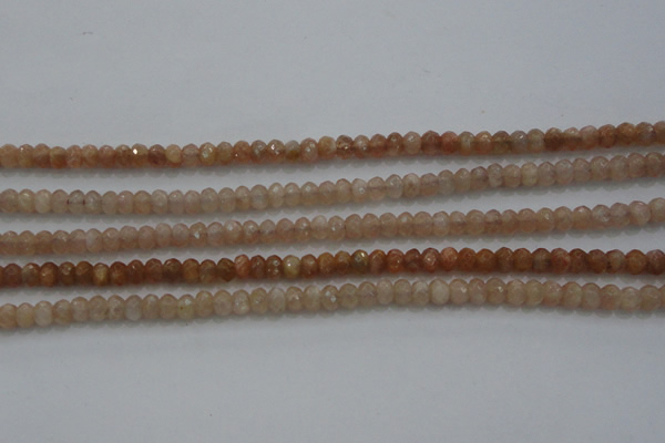 CRB224 15.5 inches 2.5*4mm faceted rondelle moonstone beads