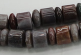 CRB251 15.5 inches 5*12mm - 10*12mm rondelle Indian agate beads