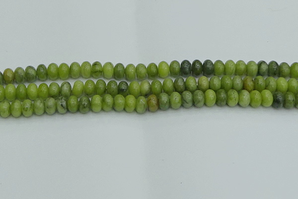 CRB2837 15.5 inches 6*10mm rondelle Chinese chrysoprase beads